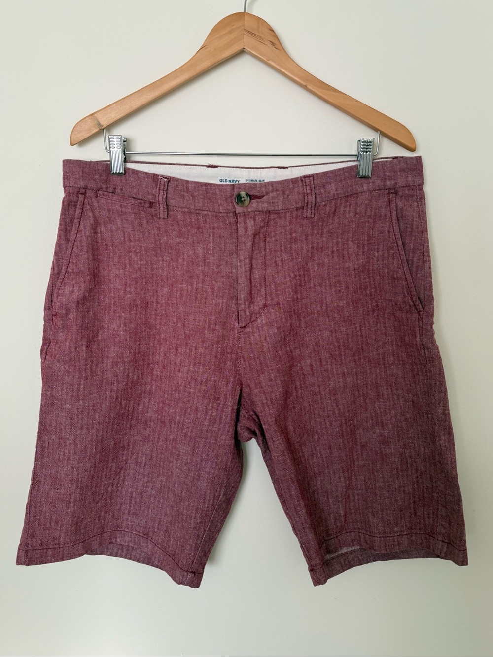 Men's Old Navy Ultimate Slim Linen-Blend Casual Shorts